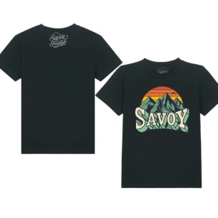 T-shirt noir enfant SAVOY RÉTRO