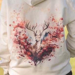 Sweat-shirt COEUR DE CERF